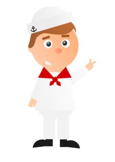 Cartoon sailor