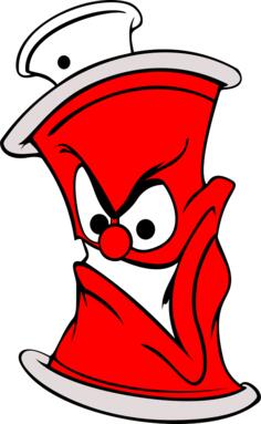 Spraycan cartoon