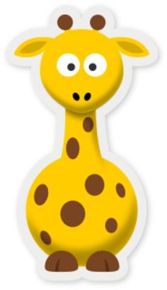 Cartoon giraffe image