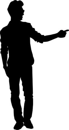 Pointing dude