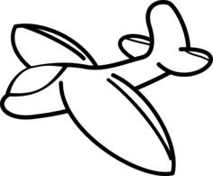 Cartoon glider