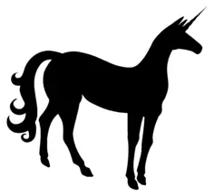 Unicorn silhouette
