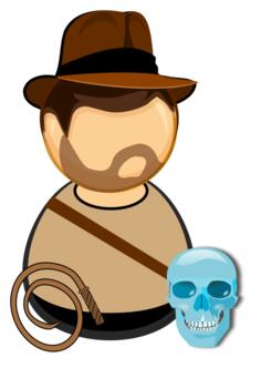 Skull and cowboy