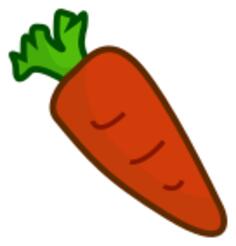 Cartoon carrot