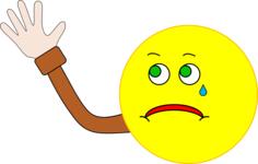 Waving smiley