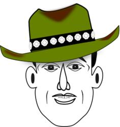 Happy cowboy