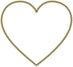 Checkered racing heart