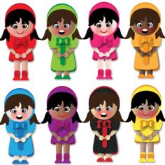Cartoon girls