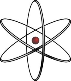Stylized atom image