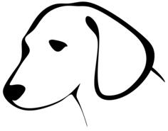 Stylized dog