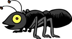 Cartoon ant