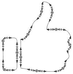 Thumbs up symbol