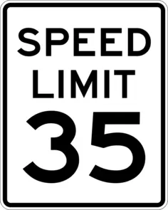 Speed limit 35