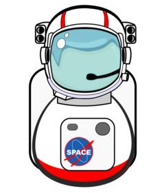 Astronaut in space suit