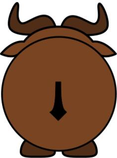 Gnu's back