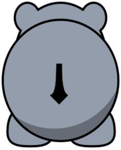 Hippo's behind