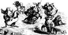 Strange animal race