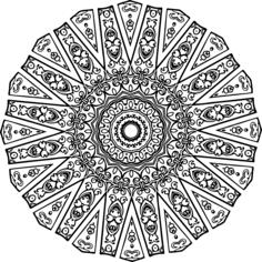 Embellished abstract design