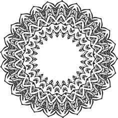 Ornamental round design