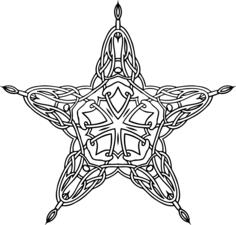Abstractly-designed star