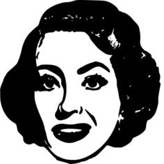 Vintage female head