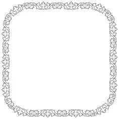 Flourish decorative frame