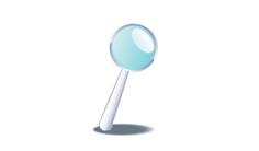 Convex lens symbol