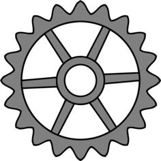 Trapezium holes cog