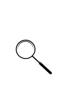 Magnifying glass illustration
