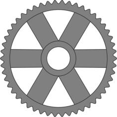 Gray cogwheel
