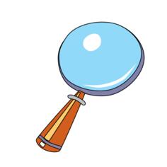 Cartoon magnifier