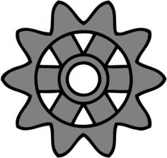 10-tooth gear