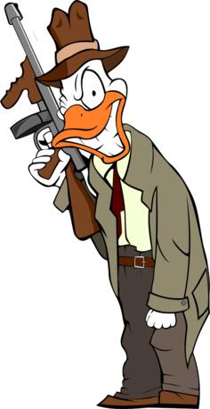 Gangster duck
