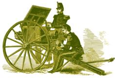 Soldiers with cannon