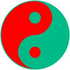 Colorful Yin-Yang