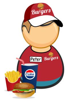 Fast food worker
