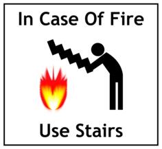 In case of fire