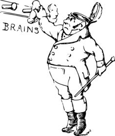 Brainless man