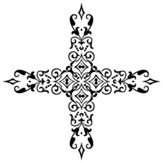 Ornamental divider cross