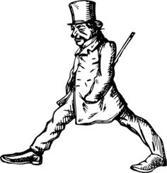Walking gentleman