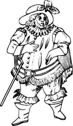 Fat musketeer