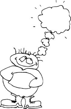 Thinking dude