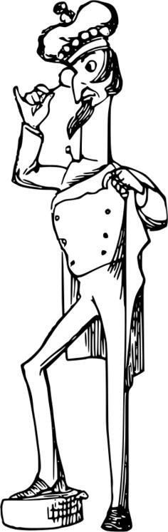 King and monocle