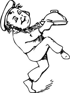 Sailor with a plate