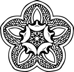 Abstract design ornament
