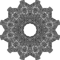 Celtic inspired ornament