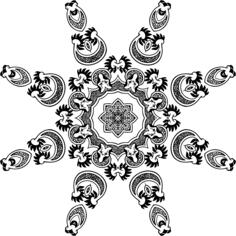 Drawn abstract design