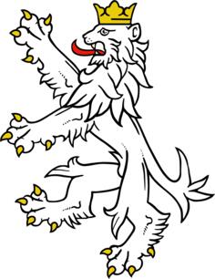 Stylised lion symbol