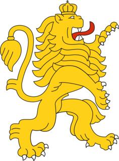 Crowned lion