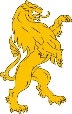 Stylised lion image